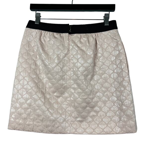 Ann Taylor LOFT Mini Skirt Elastic Waist Polka Dot - 4 - Picture 1 of 4